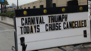Carnival Cruise Ship Triumph - Cruise Fire 